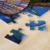 Schönes Rätsel der Tropischen Buntglaskunst Puzzle (Seite)