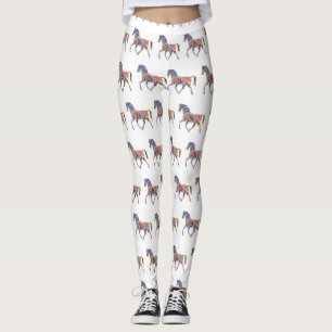 Schönes Regenbogenfarbenpferd Thunder_Cove Leggings