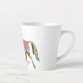Schönes Regenbogenfarbenpferd Thunder_Cove Milchtasse (Rechts)