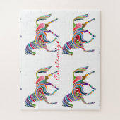 Schönes Regenbogenfarbenpferd Thunder_Cove Puzzle (Vertikal)