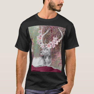 Schönes Reh gedruckt T-Shirt