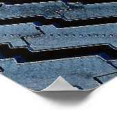 Schönes Reifenprofil Poster (Ecke)