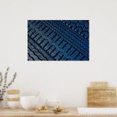 Schönes Reifenprofil Poster (Küche)