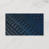 Schönes Reifenschritmuster Visitenkarte (Rückseite)