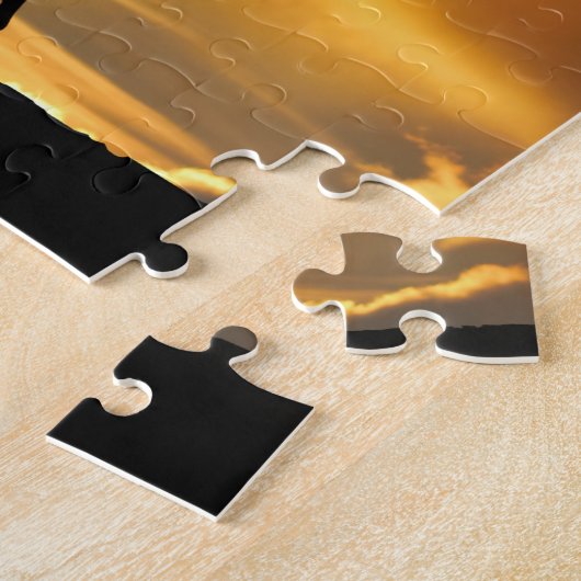 Schönes Reiter und Sun Jigsaw Puzzle (Seite)