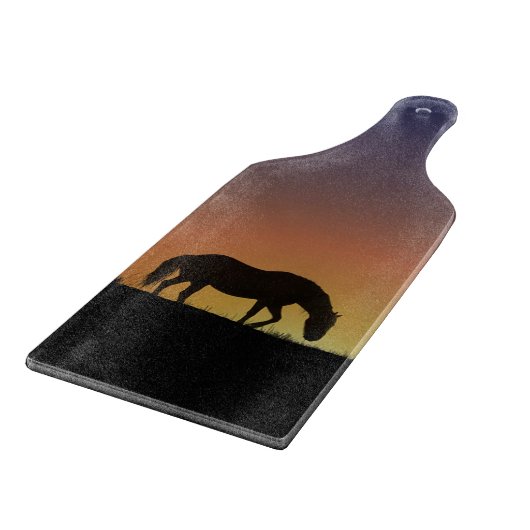 Schönes Reitpaddeldekor Schneidebrett (Ecke)