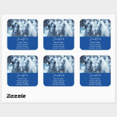 Schönes Reitteam Foto Business Quadratischer Aufkleber (Blatt)