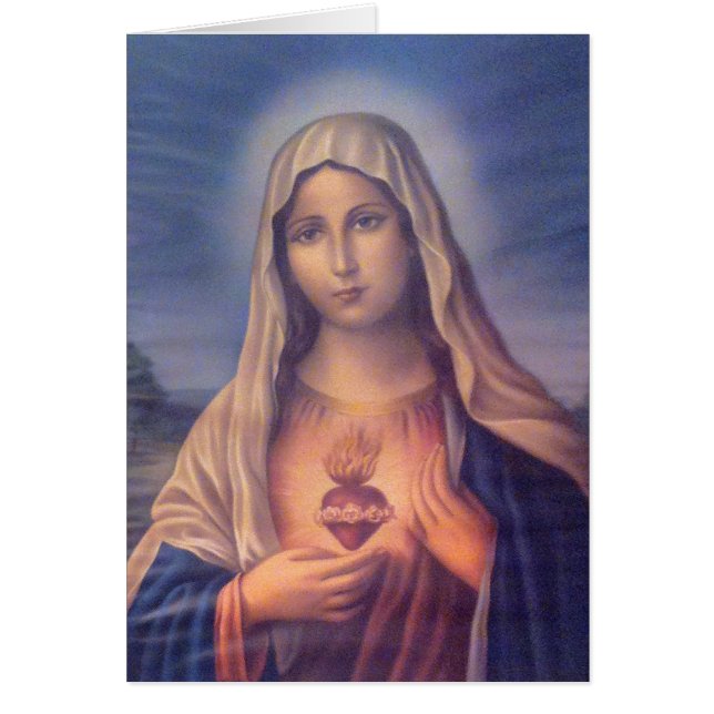 Schönes religiöses Heiliges Herz der Jungfrau Mary (Vorne)