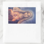 Schönes religiöses Heiliges Herz der Jungfrau Mary Rechteckiger Aufkleber (Tasche)