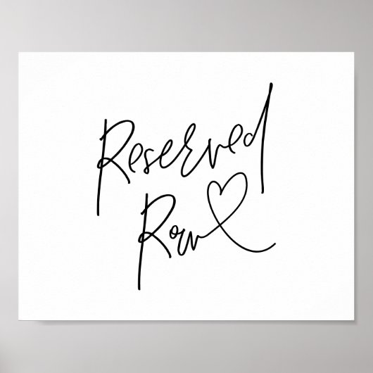 Schönes Reservierungszimmer, schwarz, Hochzeitsfei Poster (Vorne)