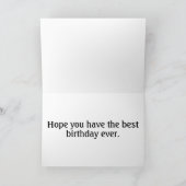 Schönes Restbutterfly Happy Birthday Karte (Innenseite)