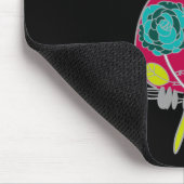 Schönes Retro-farbenes Schüssel Mousepad (Ecke)