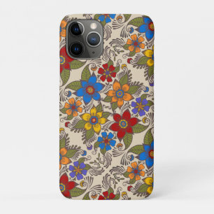 Schönes Retro Folklore Art Floral Design Case-Mate iPhone Hülle