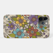 Schönes Retro Folklore Art Floral Design Case-Mate iPhone Hülle (Rückseite (Horizontal))