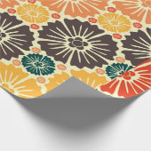 Schönes Retro-Jugendstil Geschenkpapier (Ecke)