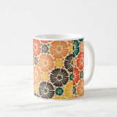 Schönes Retro-Jugendstil Kaffeetasse (VorderseiteRechts)