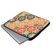 Schönes Retro-Jugendstil Laptopschutzhülle (Vorne Knopf)