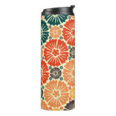 Schönes Retro-Jugendstil Thermosbecher (Nach links gedreht)
