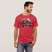 Schönes Retroauto T-Shirt (Vorne ganz)