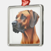 SCHÖNES RHODESIAN RIDGEBACK DOG ORNAMENT AUS METALL (Links)