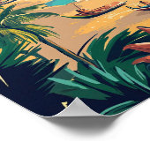 Schönes Rio de Janeiro Brasilien Reisen Poster (Ecke)