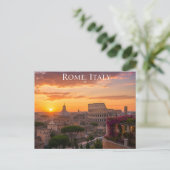 Schönes Rom Italien Postkarte (Stehend Vorderseite)