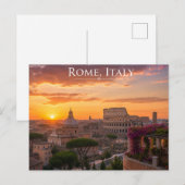 Schönes Rom Italien Postkarte (Vorne/Hinten)