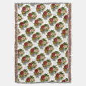 Schönes Romantisches SommBouquet mit Rote Rose Decke (Vorderseite Vertikal)