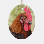 Schönes Rooster Keramik Ornament (Rechts)