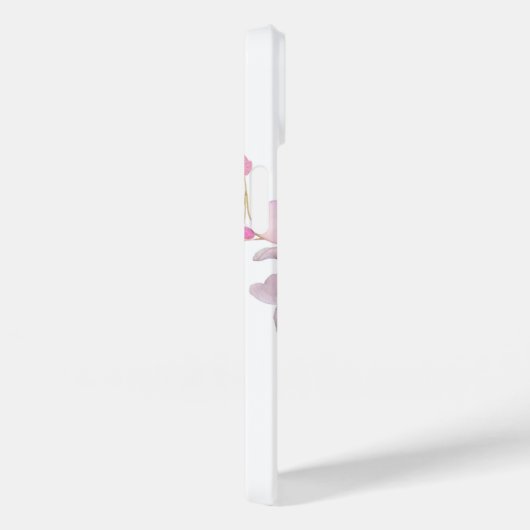 Schönes rosa Aquarellkirschenskript Case-Mate iPhone Hülle (Rückseite / Rechts)