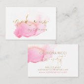 ★ schönes Rosa bilden Visitenkarte (Vorne/Hinten)