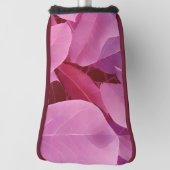 Schönes rosa Blattmuster Golf Headcover (Rotieren 90)