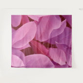 Schönes rosa Blattmuster Wandteppich (Vorderseite (Horizontal))