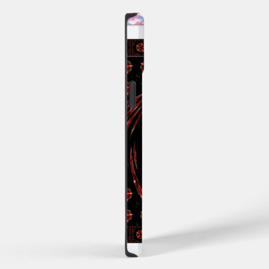 Schönes rosa blaues Herz für Liebe-Design Case-Mate iPhone Hülle (Rückseite / Rechts)