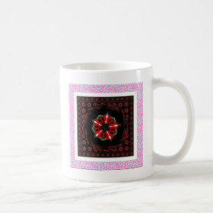 Schönes rosa blaues Herz für Liebe-Design Kaffeetasse