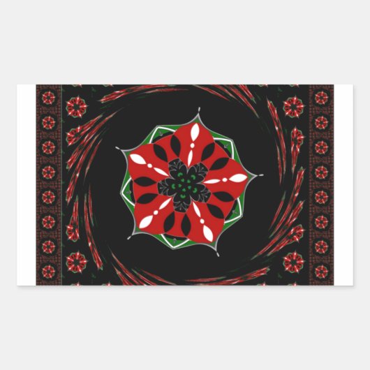 Schönes rosa blaues Herz für Liebe-Design Rechteckiger Aufkleber (Vorderseite)