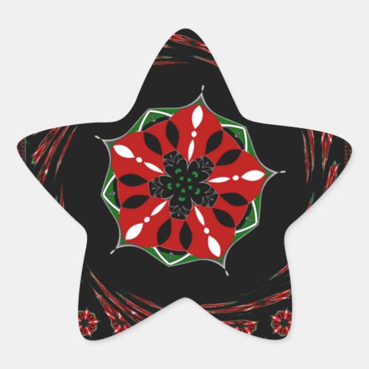 Schönes rosa blaues Herz für Liebe-Design Stern-Aufkleber (Vorderseite)