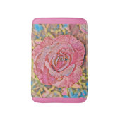 Schönes Rosa-Blume-Gemälde Badematte (Vorderseite Vertikal)