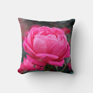 Schönes rosa Blume Kissen