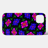 Schönes rosa Blume Muster Case-Mate iPhone Hülle (Rückseite (Horizontal))