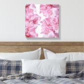 Schönes Rosa Blütenblatt abstrakt Leinwanddruck (Insitu (Schlafzimmer))