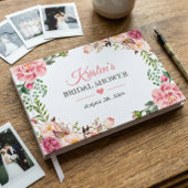 Schönes Rosa-Brautparty Gästebuch