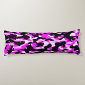 Schönes rosa Camouflage Kissen (Rückseite)