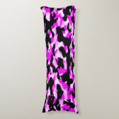 Schönes rosa Camouflage Kissen (Vorderseite Vertikal)