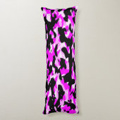 Schönes rosa Camouflage Kissen (Rückseite (Vertikal))