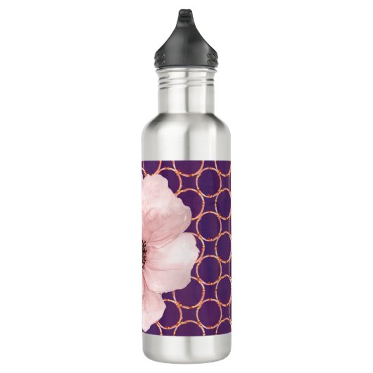 Schönes Rosa Edelstahlflasche (Rechts)