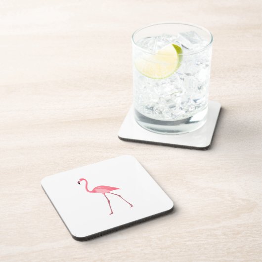 Schönes rosa Flamingo Untersetzer (Rechte Seite)