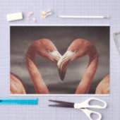 Schönes rosa Flamingo-Zinnpapier Seidenpapier (Handwerk)