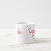 Schönes rosa Flamingos-Muster Espressotasse (Vorderseite)