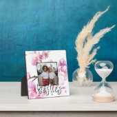 Schönes rosa Foto mit Kirschblüten Fotoplatte (InSitu)